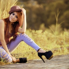 Casual mood with Stevanie by Awaludin sholeh